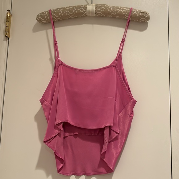 ZARA pink spaghetti string top - Picture 2 of 3